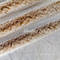 Tip-Discharge Artificial Rabbit Faux Fur Fabric